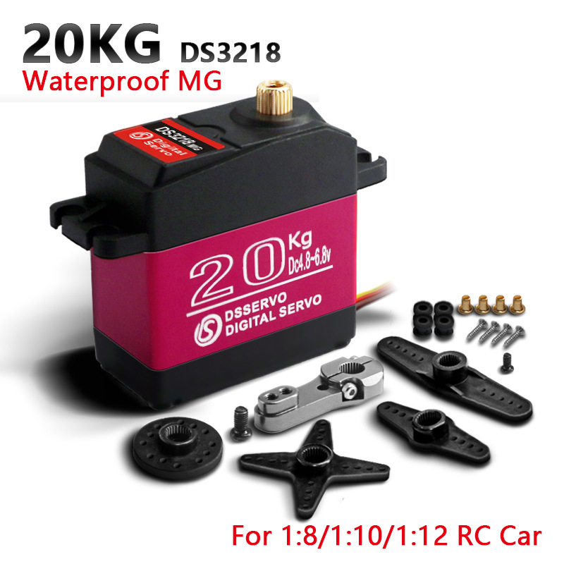 Robot Arm Metal - Dsservo Ds3218Mg 20Kg Metalen Digitale Servo