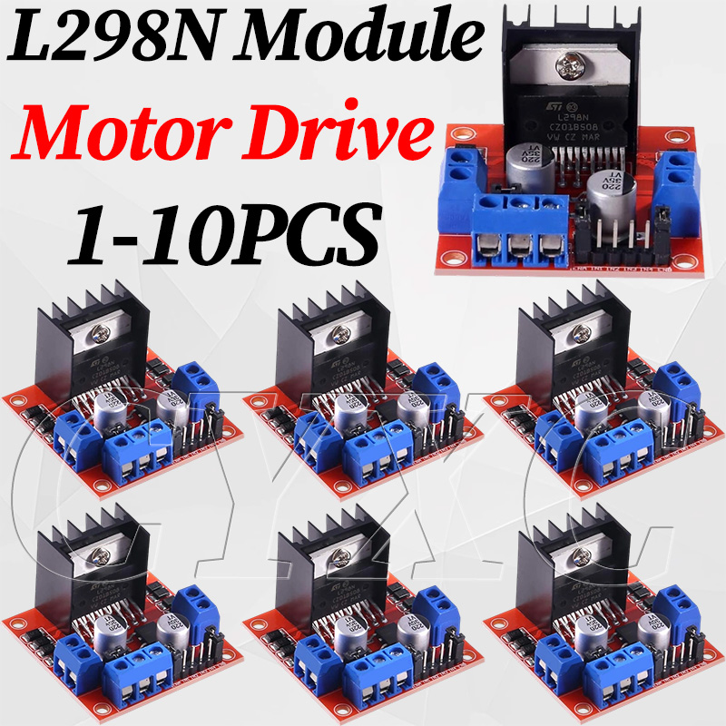 Motor Driver L298N - 1-10PCS L298N Stappenmotor Driver Controller Board
