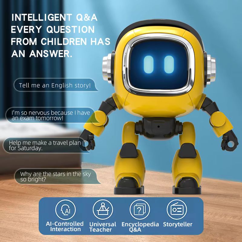 Robot Remote Control - AI Intelligente Robot Speelgoed, Meertalig Spraakchat,