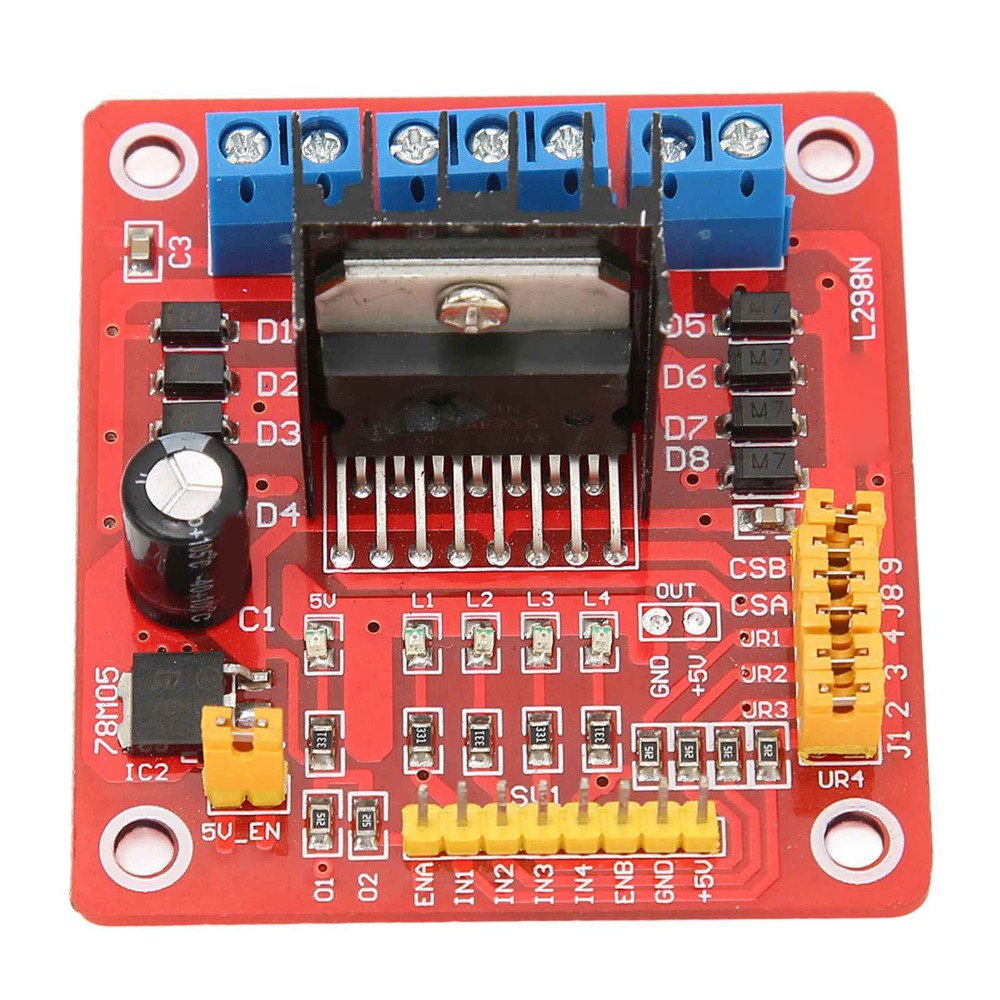 Motor Driver L298N - L298N Stappenmotor Driver Module 5V-35V 2A