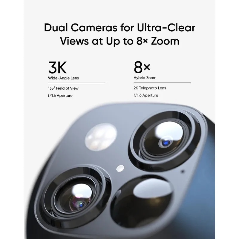 Nieuwe 4K Dual Camera Solar Be - Pan Tilt Bracket recensie en prijs