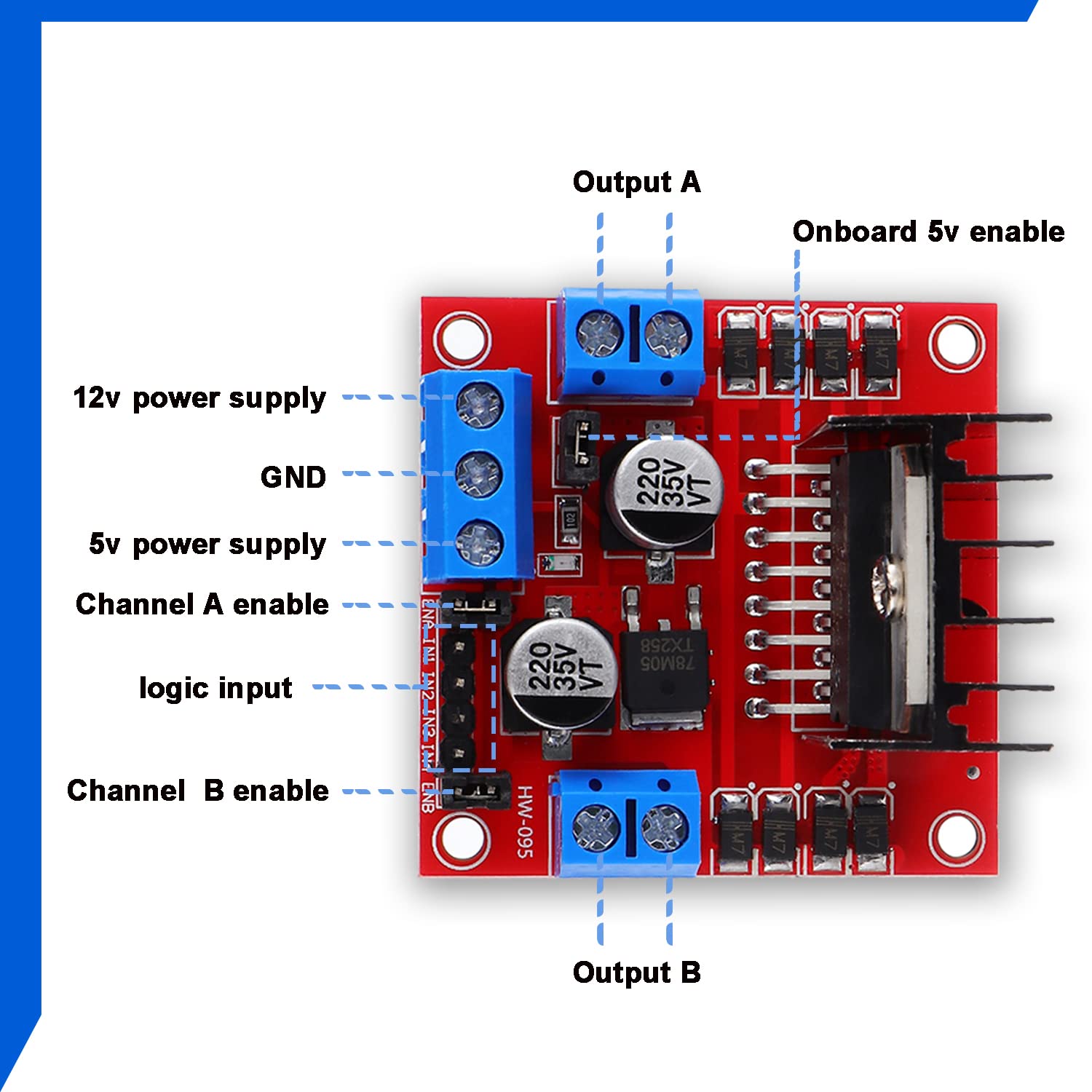 L298N Motor Drive Controller B - Motor Driver L298N recensie en prijs