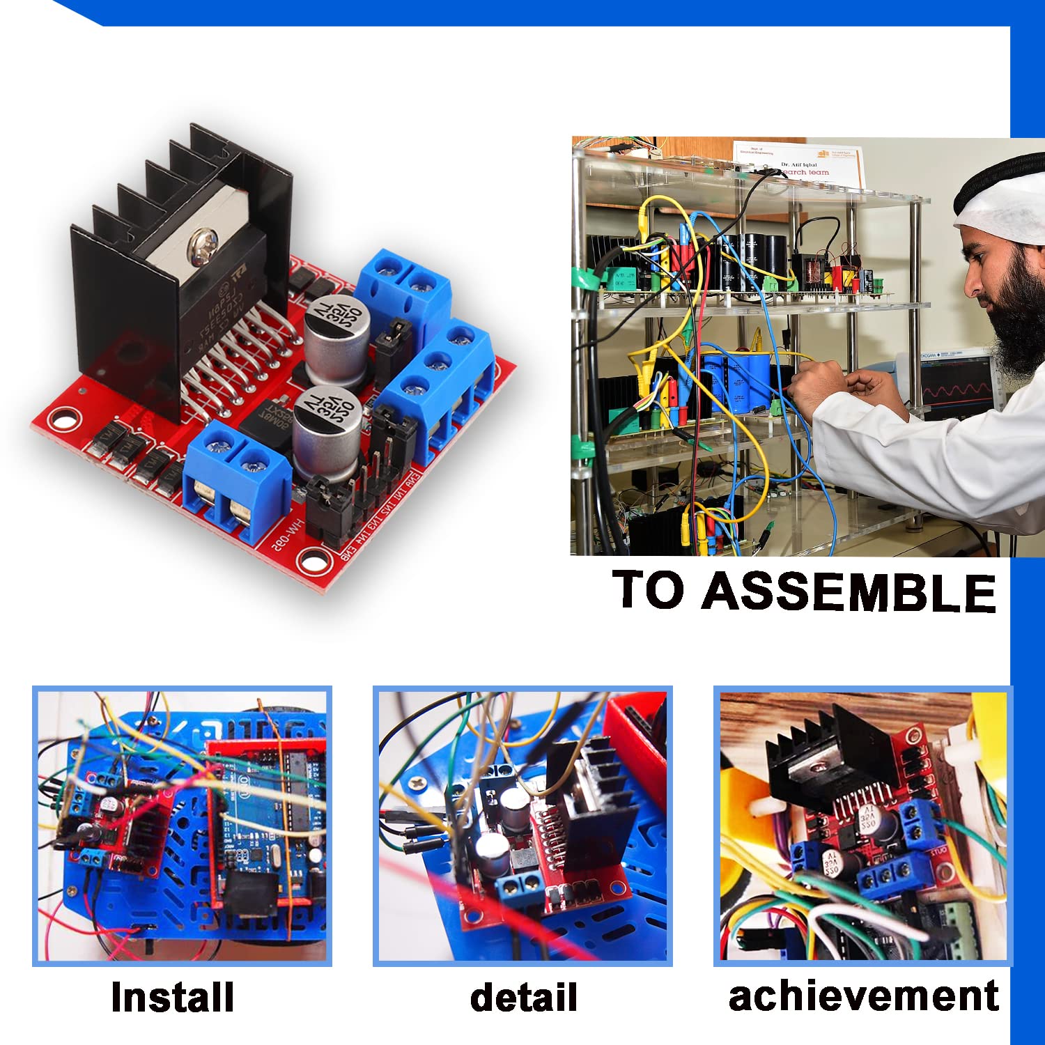 L298N Motor Drive Controller B - Motor Driver L298N recensie en prijs