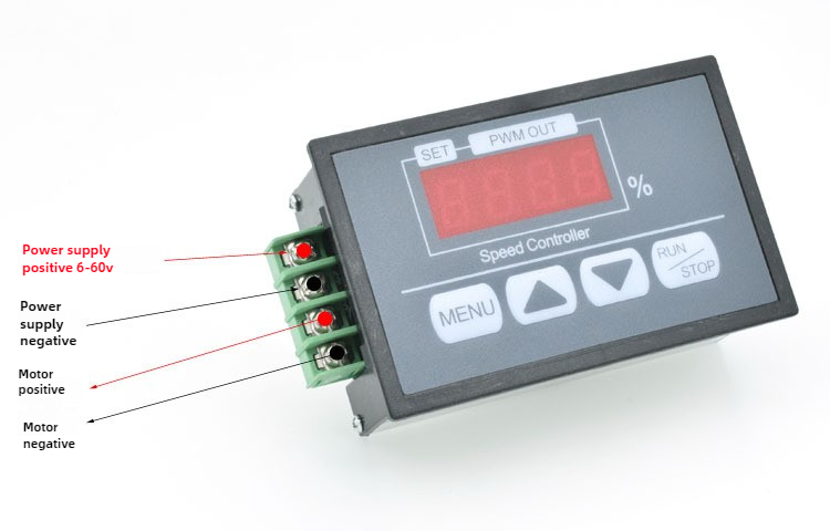 DC 6-60V 30A DC Motorsnelheids - Dc Motor 12V recensie en prijs