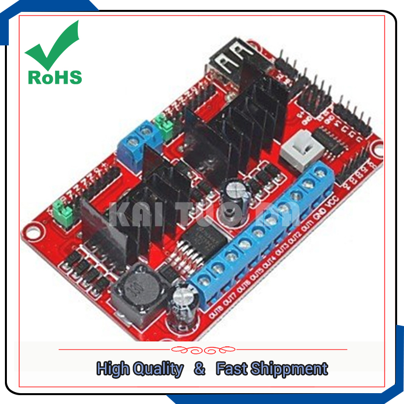 L298N V3/vier 4 DC stappenmoto - Motor Driver L298N recensie en prijs