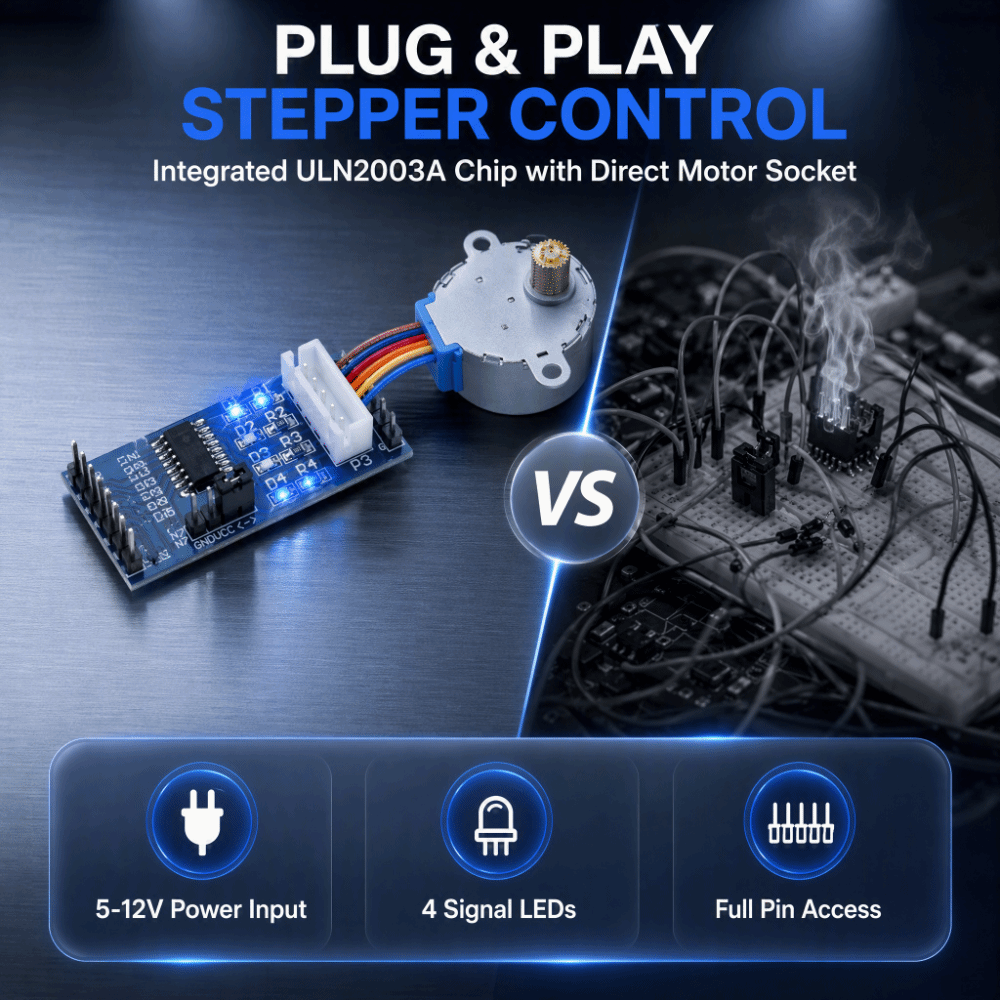 5 stuks 5-12V DC stappenmotorb - 28Byj-48 recensie en prijs