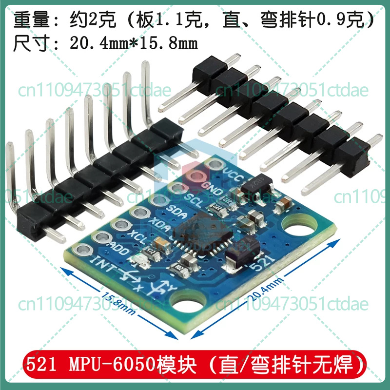 5-25 stuks voor GY-521 MPU6050 - Accelerometer Mpu6050 recensie en prijs
